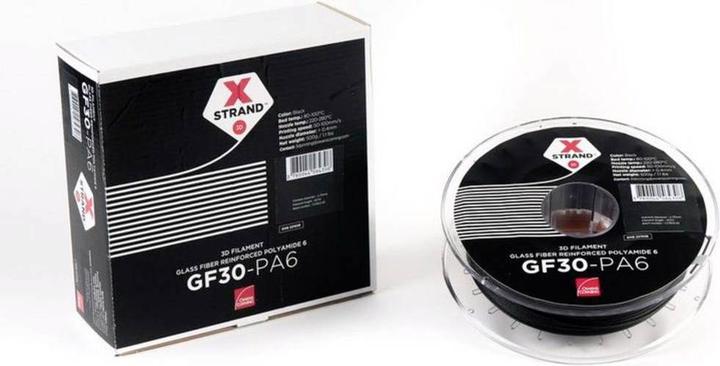 Actual product image Owens Corning FIXD-PA17-BK0 Xstrand PA6 GF30 Filament PA (Polyamide) UV Resistant 2.85mm 500g Heavy... (Nylon, 2.85 mm, 500 g, Black)