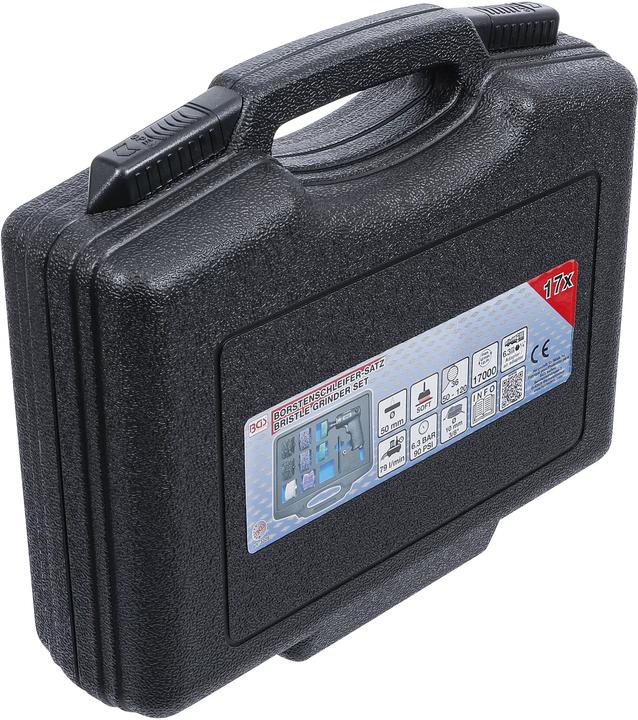 Immagine prodotto BGS Set di levigatrici pneumatiche 17 pz. (Smerigliatrice a rulli, 224 W)