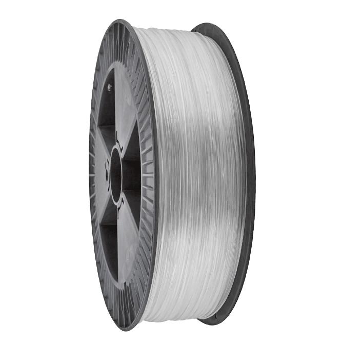 Produktbild Filament PETG glassy 4.5kg 1.75mm (PETG, 1.75 mm, 4500 g, Transparent)