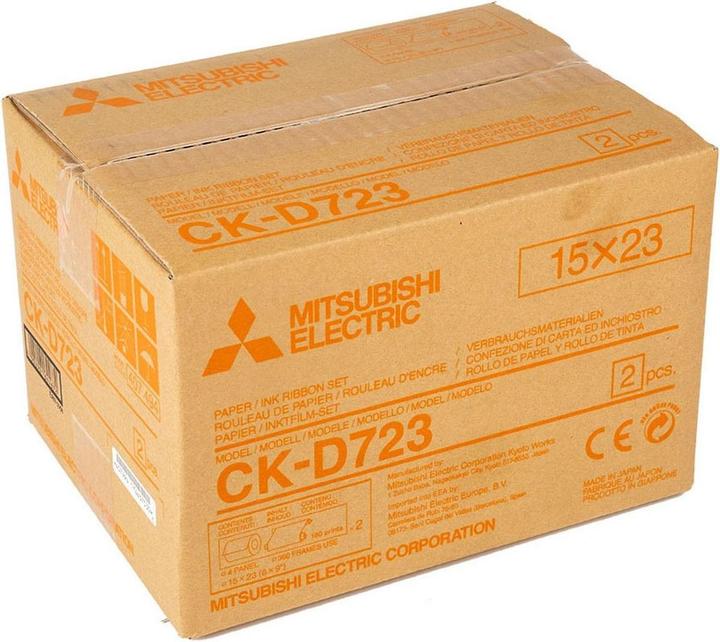 Produktbild Mitsubishi Electric CK-D 723 15x23 cm 2x 180 Prints (15 x 23 cm, 180 x)