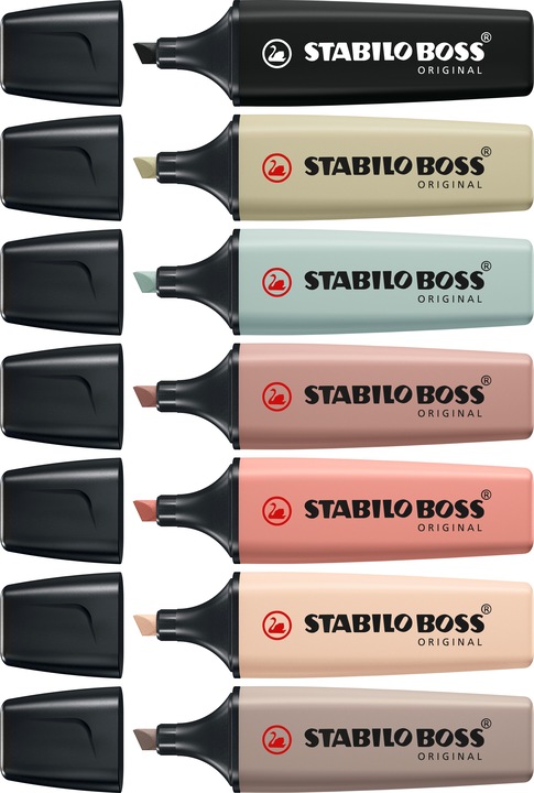 Immagine prodotto STABILO BOSS NATURE COLORS - evidenziatore (Beige, 5 mm, 1 x)