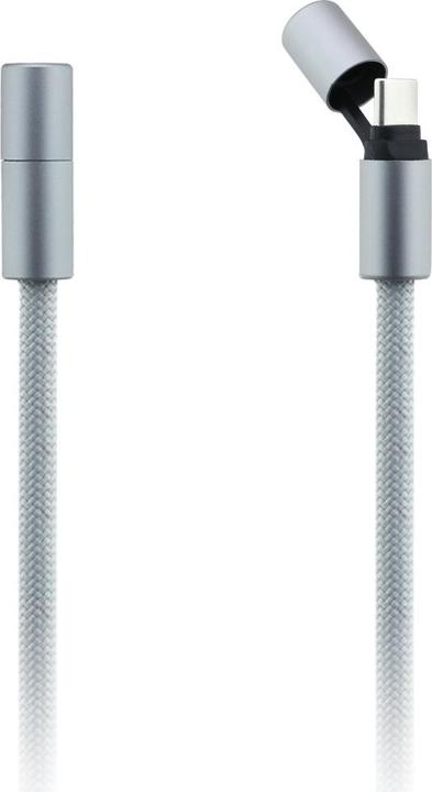 Produktbild Karl Lagerfeld - Data Cable Choupette Charm (KLCCUCNMSCKIG) - Type-C to Type-C, Universal - Grey (1.50 m)