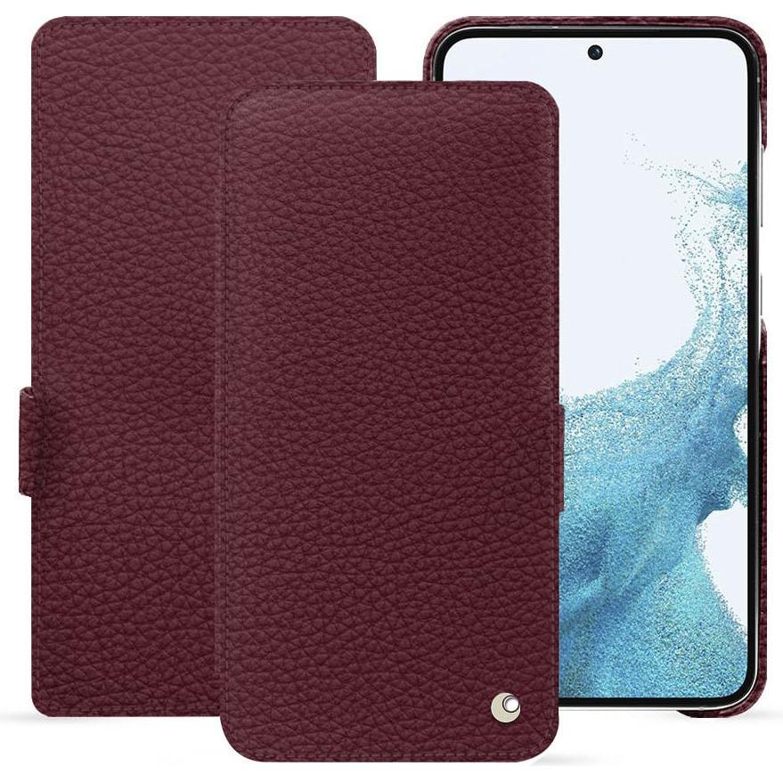 Noreve Lederschutzhülle horizontal (Samsung Galaxy S23), Smartphone Hülle, Violett