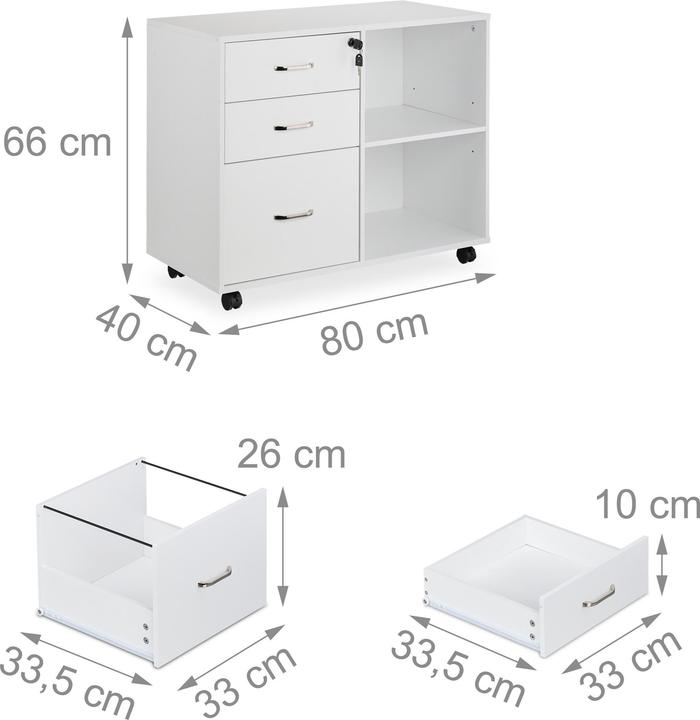 Immagine prodotto Relaxdays Contenitore a rotolo (80 x 40 x 66 cm)