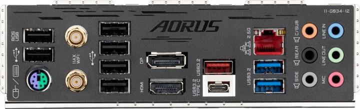 Actual product image Gigabyte B560M AORUS PRO AX - 1.0 - Motherboard - micro ATX - LGA1200 socket - B560 - USB (LGA 1200, Intel B560 Express, mATX)