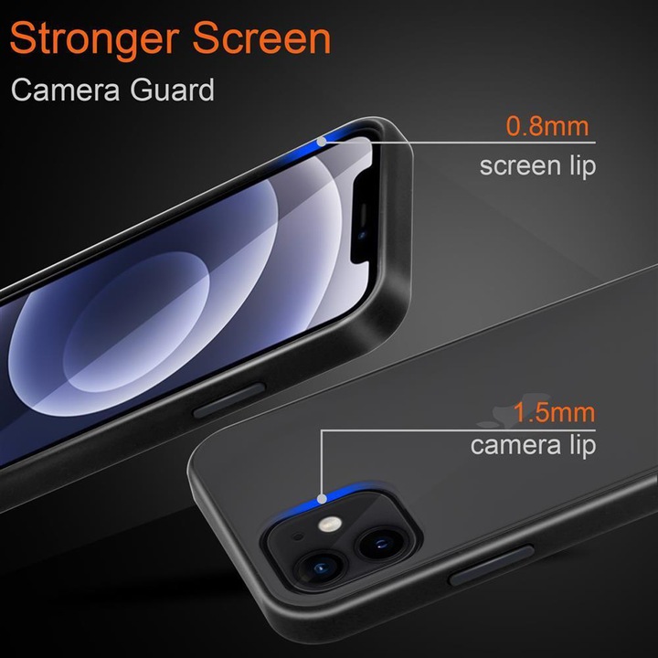 Produktbild Cadorabo Hybrid Matt Cover (Apple iPhone 12 Pro Max)