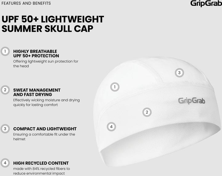 Immagine prodotto GripGrab UPF 50+ Lightweight Summer Skull Cap