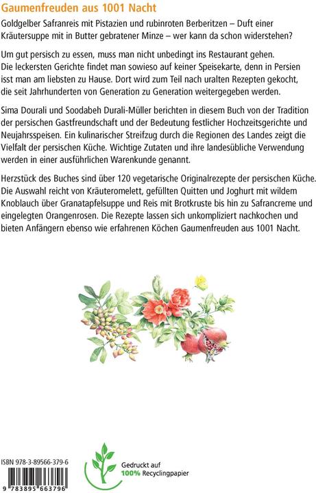 Produktbild Persisch vegetarisch (Deutsch, Sima Dourali, Soodabeh Durali-Müller, 2018)