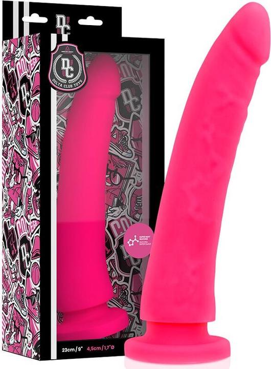 Image du produit Delta Club Toys Dildo Rosa Silicona Medica 23 X 4.5 cm