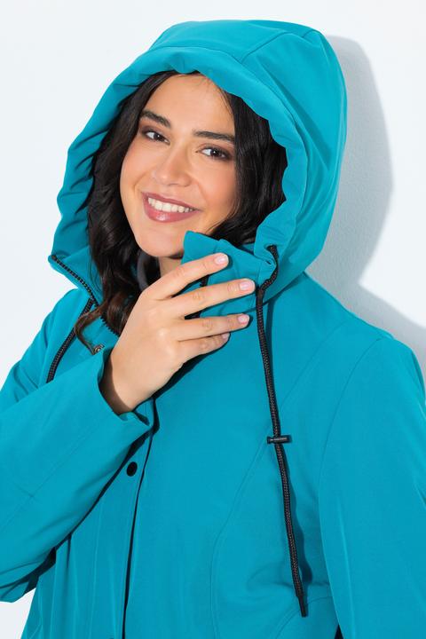 Produktbild Ulla Popken HYPRAR Funktionsjacke, wasserabweisend, verstellbare Kapuze (42, 44)