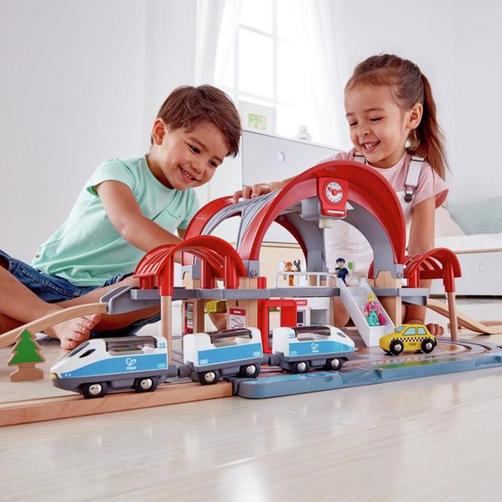 Actual product image Hape metropolitan railway station