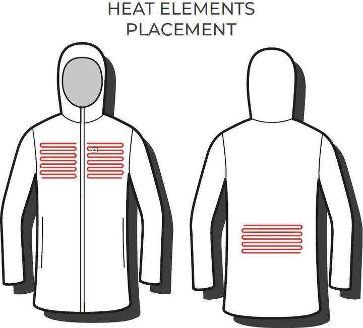 Actual product image Heat Experience Heated Oslo Coat W (S)
