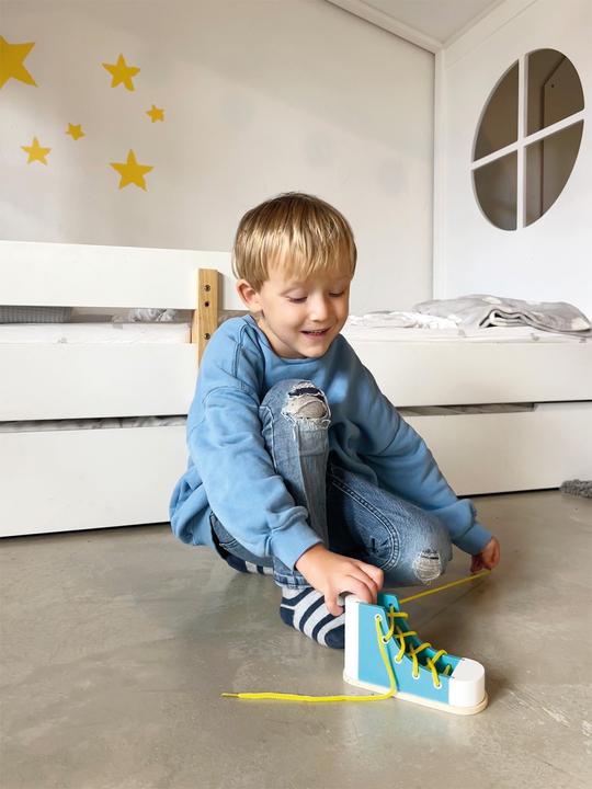 Produktbild small foot Bunte Fädelschuhe