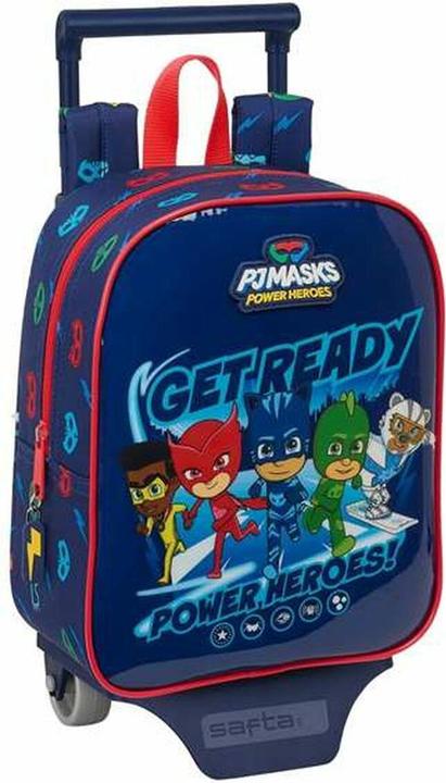 Actual product image PJ Masks School rucksack with wheels Ready Navy blue 22 x 27 x 10 cm