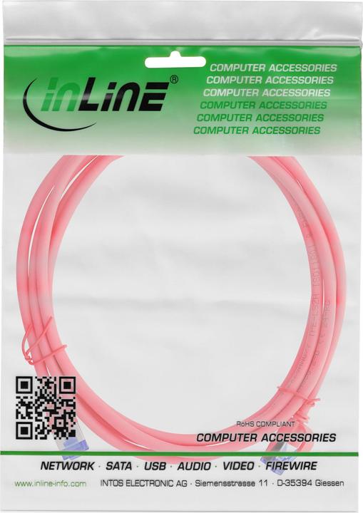 Image du produit InLine Câble de raccordement Slim (S/FTP, CAT6a, 2 m)