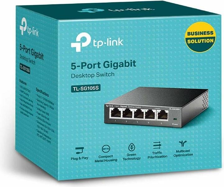 Actual product image TP-Link TL-SG105S - (5 ports)