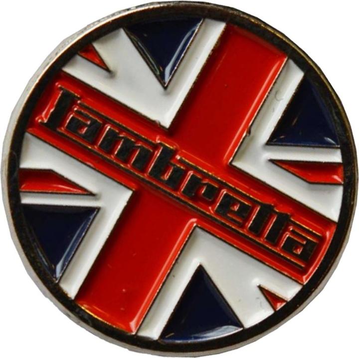 Actual product image Lambretta UK Pin Badge