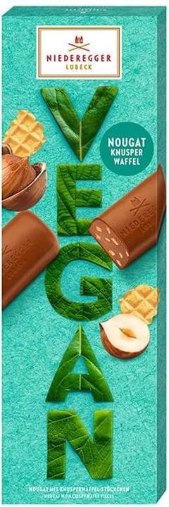 Produktbild Niederegger Lübeck vegane Pralinen Nougat Knusperwaffel (100g) (100 g)