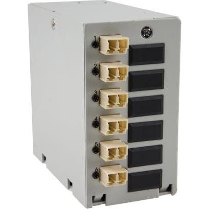 Rs Pro Din Rail box loaded with 6 x LC, Netzwerk Zubehör