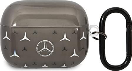 Immagine prodotto Mercedes-Benz Mercedes MEAP8DPMGS Coperchio per AirPods Pro in nero/marrone con motivo a stella grande (Borsa per cuffie)