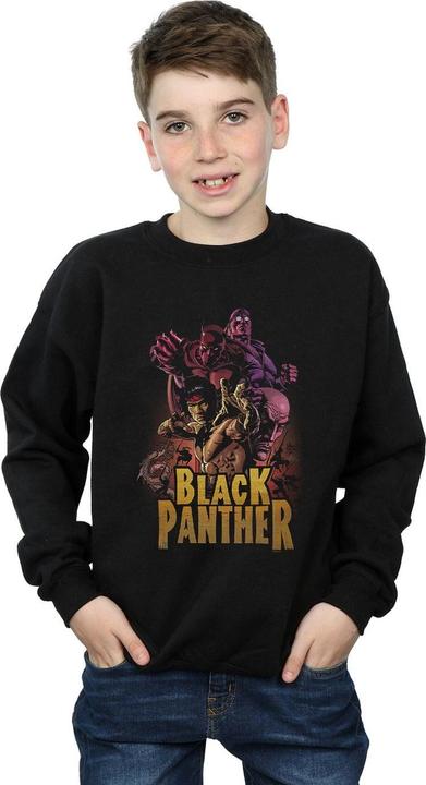 Actual product image Boys Black Panther Ninja Sweatshirt (128)