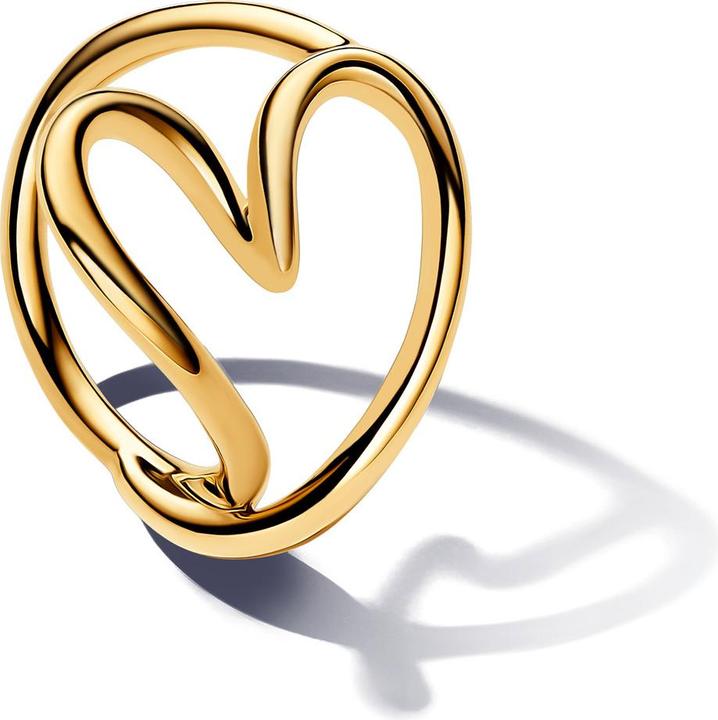 Immagine prodotto Pandora Anello a cuore con stampo organico (56)