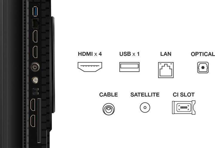 Actual product image TCL 65P8K 65" 4K QLED HDR Smart TV (65", 4K, 2025)