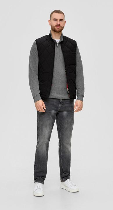 Produktbild s.Oliver Sweatshirt Sweatshirt mit Stehkragen (XXL)