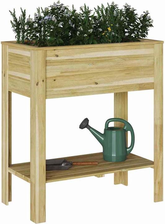 Actual product image vidaXL Holz Pflanzgefäss
