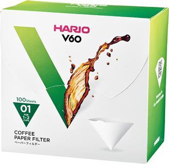 Produktbild Hario Weisse Papierfilter – V60-01 – 100 Stück
