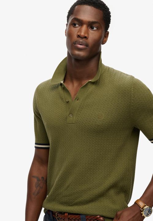 Image du produit Superdry Polo en maille texturée (M)