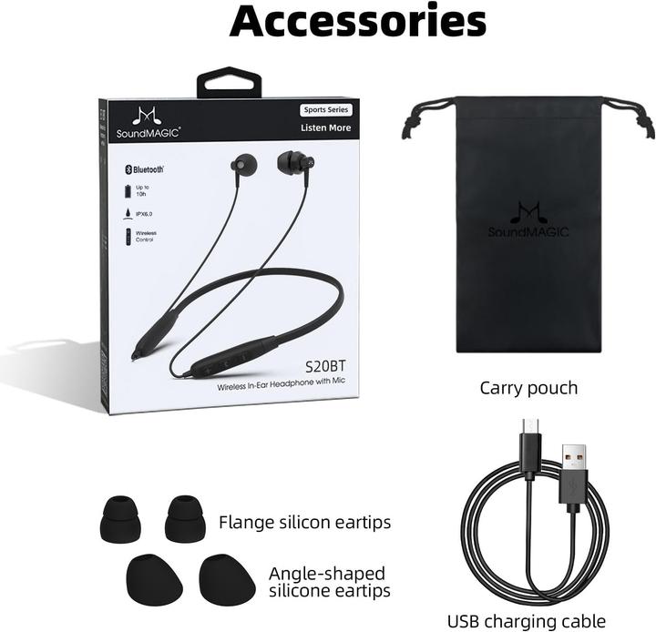 Actual product image SoundMagic Słuchawki S20BT (20 h, Wireless)