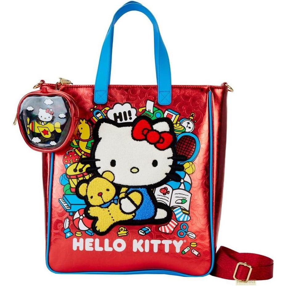 Loungefly, Portemonnaie, Hello Kitty by Tragetasche & Geldbörse 50th Anniversary, Gold