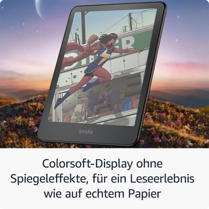 Productafbeelding Amazon Kindle Colorsoft Handtekening (7", 32 GB, Metallic zwart)
