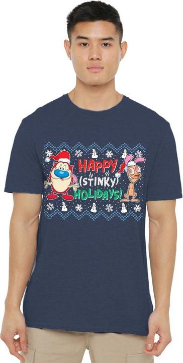 Produktbild Ren & Stimpy Happy Stinky Holidays TShirt (M)