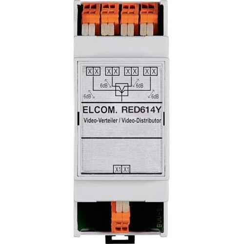 Elcom Videoverteiler 4fach 2Draht REG (RED614Y) (RED614Y)