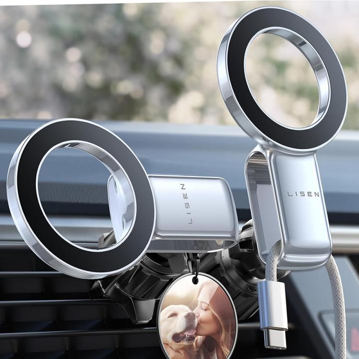 Actual product image Lisen Magnetic Car Holder Universal, Black