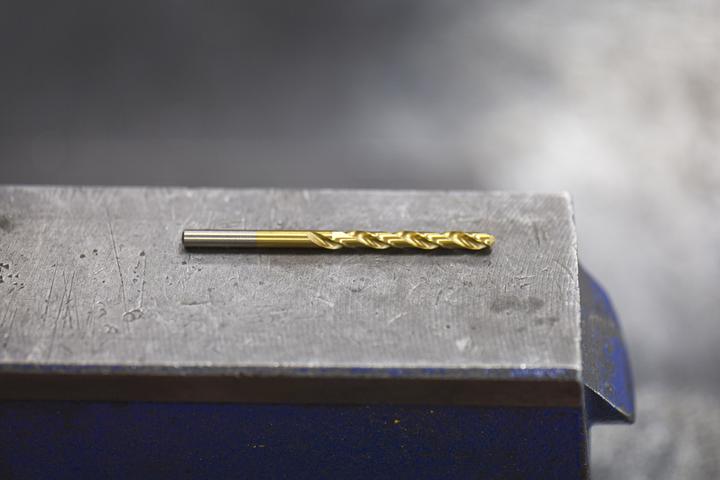 Actual product image RS PRO TiN coated HSS drill,5.0mm dia (5 millimetres)