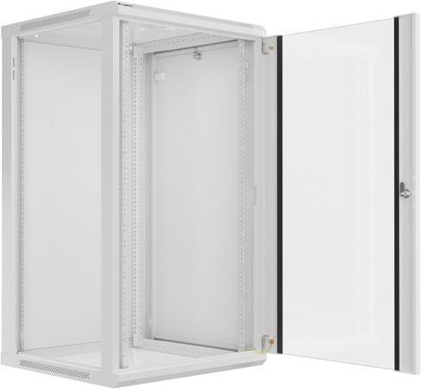 Lanberg Wall rack 19 " 22U 600x600mm gray