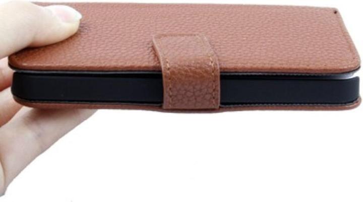 Produktbild König Design Tasche Handytasche (Flip Quer) für Handy iPhone 5 & 5s (Apple iPhone 5, Apple iPhone 5s)