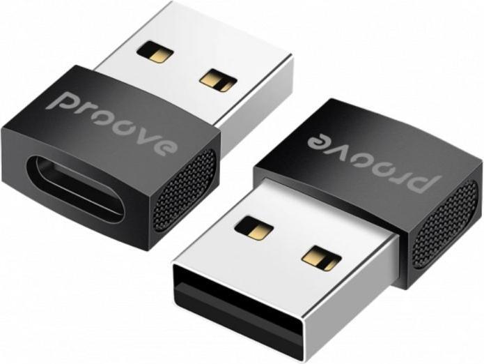 Produktbild Verk Group Proove - Extension USB-A to USB-C Adapter, Schwarz (USB-A, USB-C)
