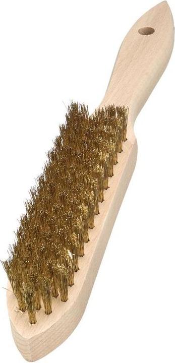 Actual product image Lessmann Wire brush crimped brass wire