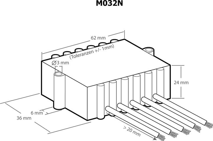 Actual product image Kemo M033N Amplificatore mono Componente sfuso 9 V/DC, 12 V/DC, 18 V/DC, 20 V/DC 18 W