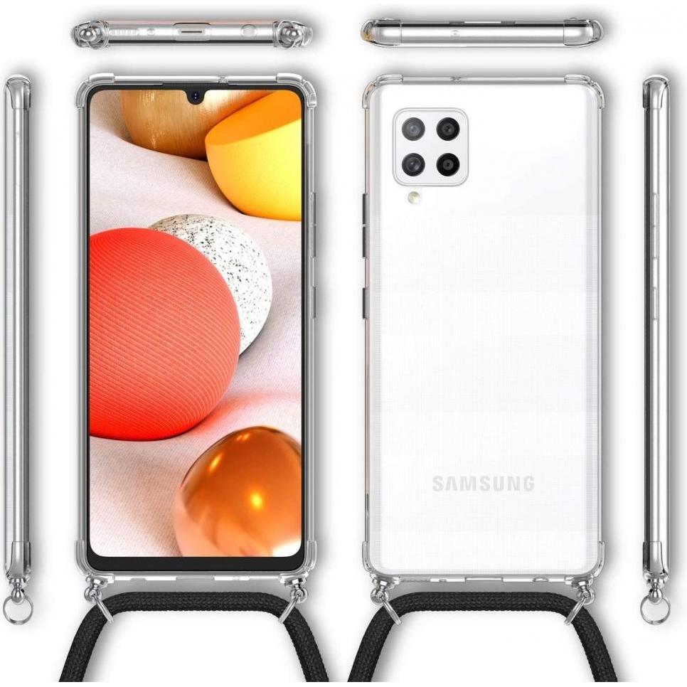 Thumbnail - Screenguard Samsung Galaxy A42 5G Loopster Necklace Hülle, Handykette, Transparent