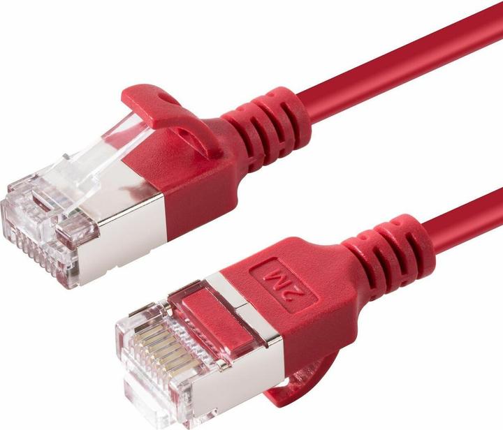 Actual product image MicroConnect CAT6A U-FTP Slim, LSZH, 2m (U/FTP, CAT6a, 2 m)