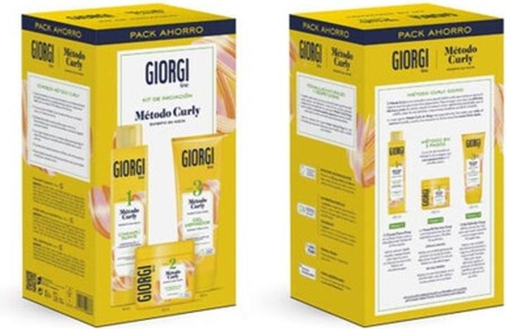 Actual product image Giorgi Line Curly Hair Set for Unisex 3 Pieces (Hair care set)