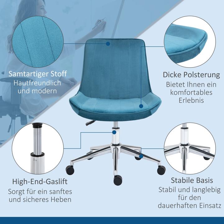 Produktbild Homcom Drehstuhl im Retro-Stil