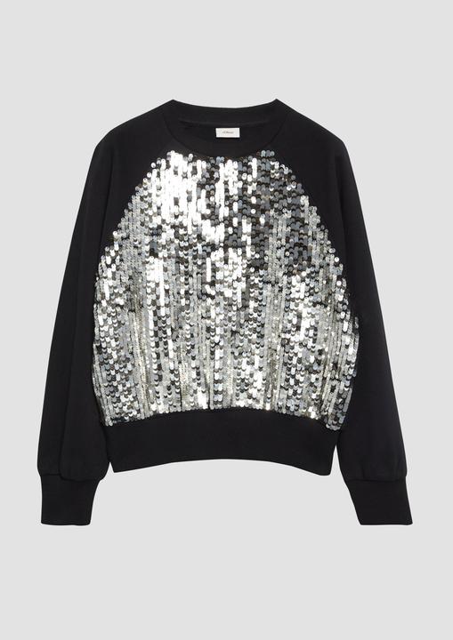 Actual product image S.Oliver Sweatshirt Sweatshirt mit Pailletten (146, 152)