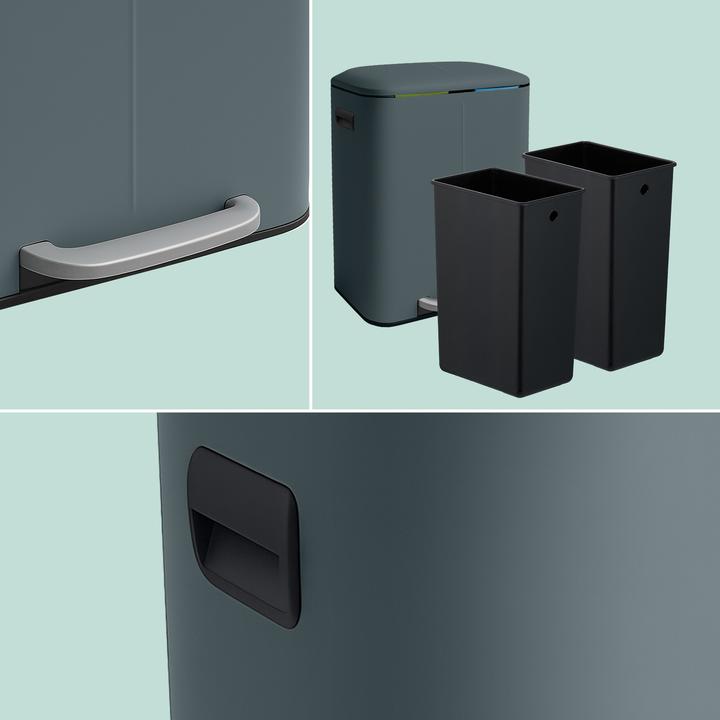 Produktbild Relaxdays Mülleimer 2 Fächer (40 l)