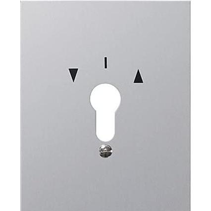 Thumbnail - Gira, Zubehör Schalterprogramm, Metallabd. + Symbole WG AP Aluminium 009730
